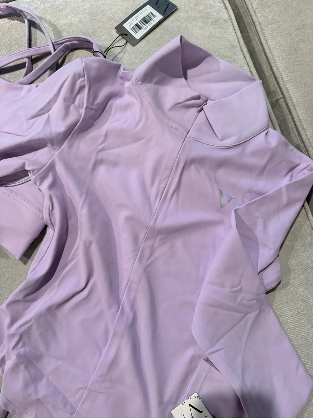 Vitae Apparel Lilac Set- Lightweight Support Bra, leggings and Full zip